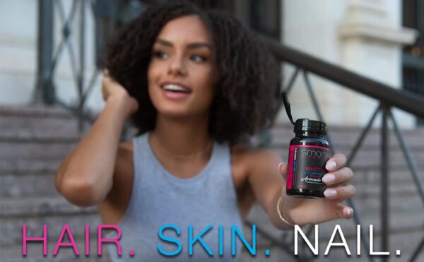 Vista lateral del envase Smarter Biotin