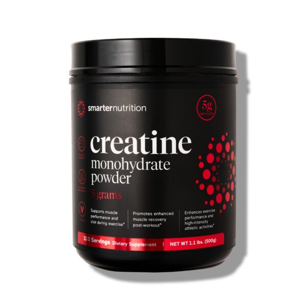 Frente del envase SMARTERNUTRITION Creatine Monohydrate