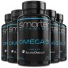 Frasco SmarterVitamins Omega-3 con etiqueta