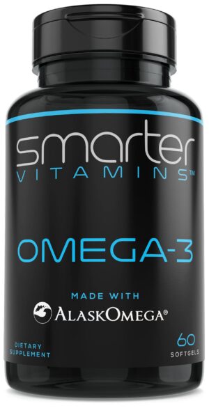 Frontal del envase SmarterVitamins Omega-3 Fish Oil