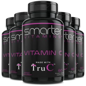 SmarterVitamins RAW vitamina C bayas frasco etiqueta