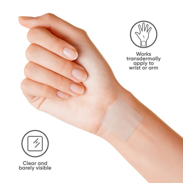 Parche aplicado en brazo