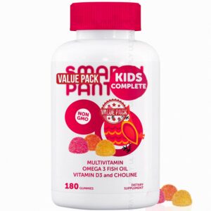 Version 1.0.0 Smarty_Pant gomitas multivitamínicas etiqueta frontal