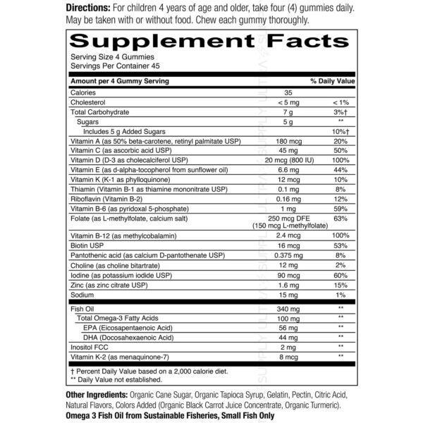 Smarty_Pant gomitas y frasco