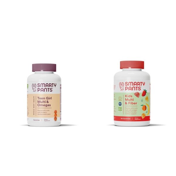 Frente del set SmartyPants Teen Girl y Kids Fiber