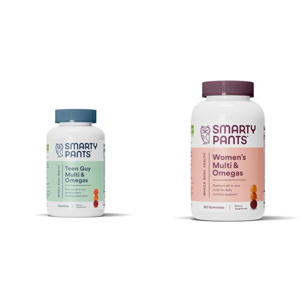 SmartyPants Teen Guy gomitas frente frasco