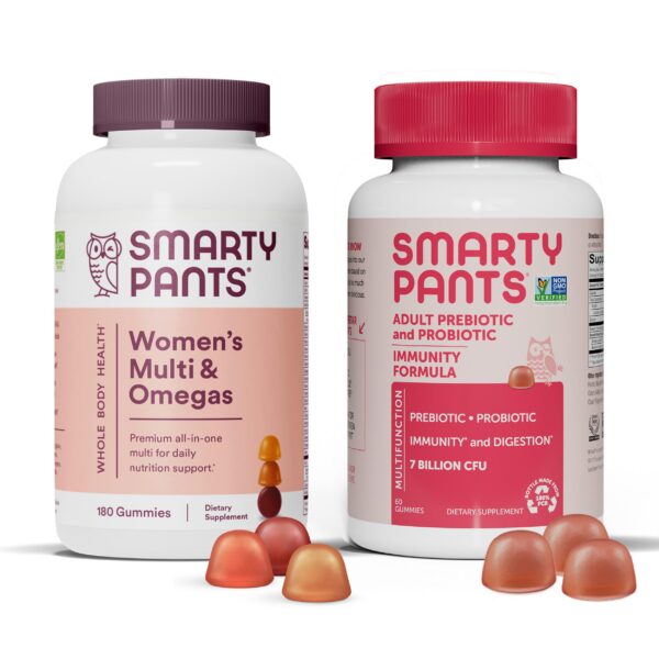 Caja del SmartyPants Women’s Multivitamin & Omegas