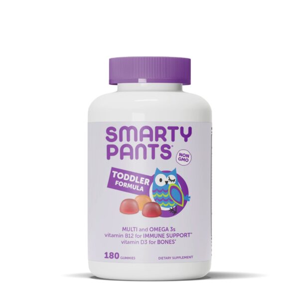 SmartyPants gominolas multivitamínicas bote abierto