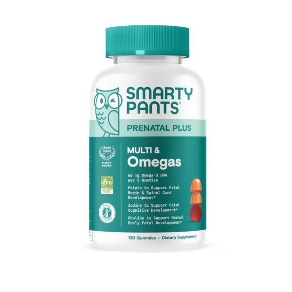 SmartyPants gomitas multivitamínicas prenatales 120 unidades