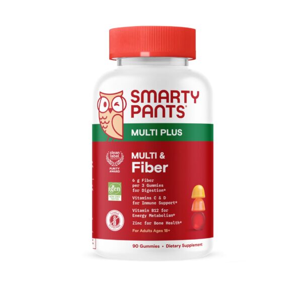 SmartyPants multivitaminas adulto con fibra 90 gomitas