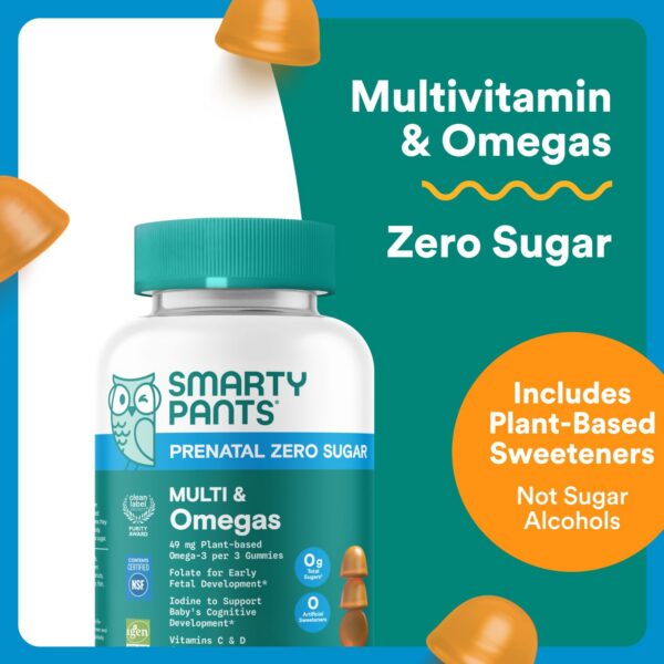 Etiqueta de ingredientes y vitaminas en SmartyPants