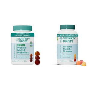 SmartyPants vitaminas prenatales orgánicas paquetede gomitas 120 unidades