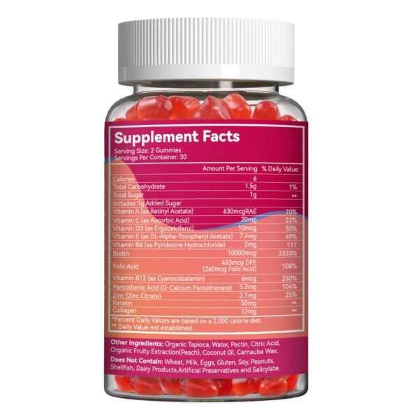 Gomitas Biotina SmildeHeal detalle