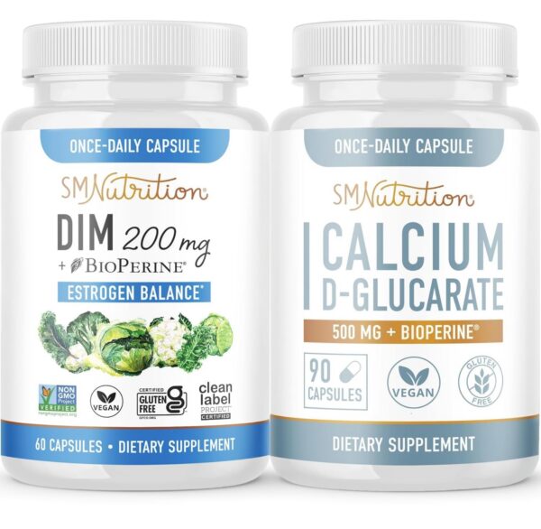 Frasco de SMNutrition Calcium D-Glucarate