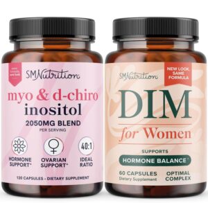 SMNutrition DIM Inositol para mujeres frasco