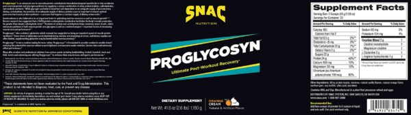Version 1.0.0 Etiqueta SNAC Proglycosyn con información