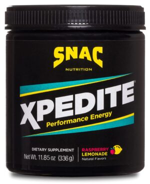 SNAC XPEDITE preentrenamiento polvo limón frambuesa 336g