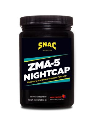 Frente del frasco ZMA-5 Nightcap