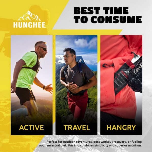 Snack energético saludable Hunghee para correr y ciclismo