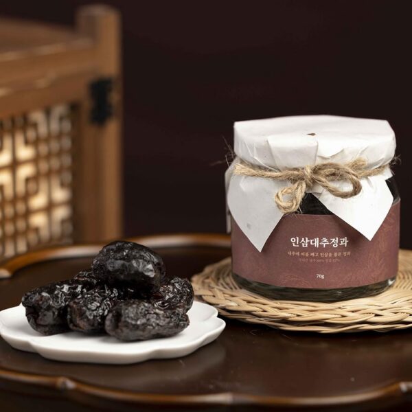 Snack saludable SEOGA ginseng seco y jujube con miel