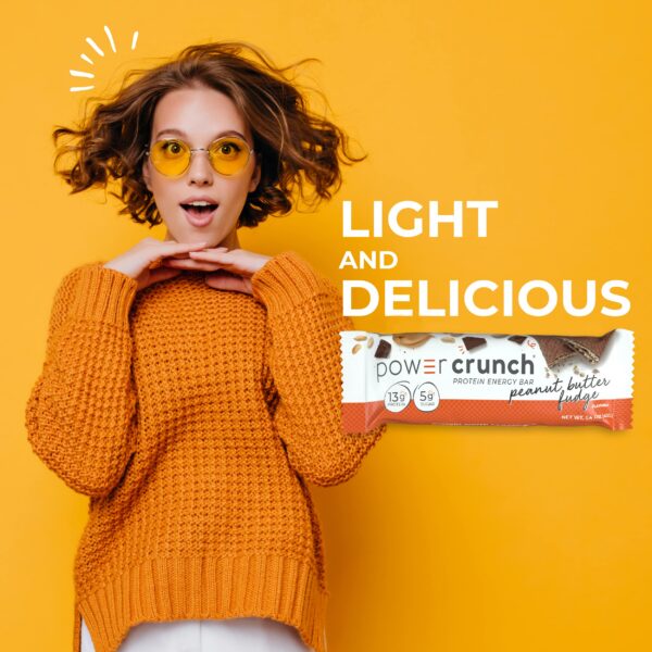 Snacks alto en proteína Power Crunch sabor mantequilla de maní