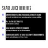 SNAKE Juice polvo electrolitos keto para ayuno en envase abierto