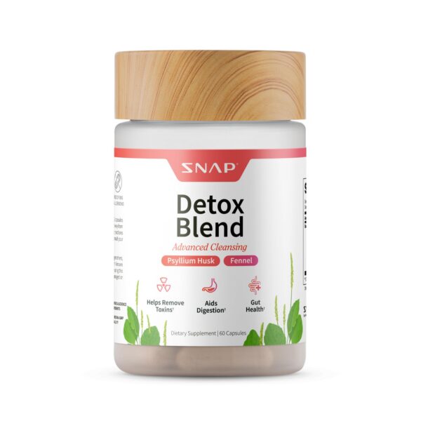 Snap Supplements cápsulas detox limpieza corporal avanzada 60 unidades