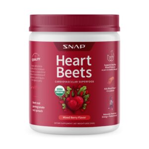 Snap Supplements Heart Beets polvo remolacha orgánica 250g
