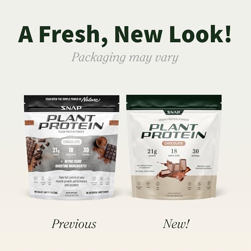 Version 1.0.0 Etiqueta lateral de Snap Supplements proteína vegetal