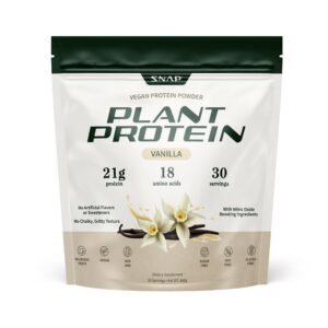 Version 1.0.0 Envase de proteina vegetal vainilla Snap Supplements