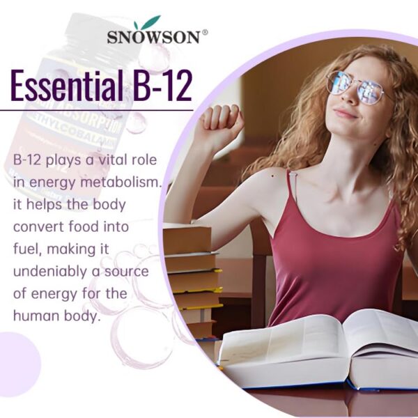 SNOWSON cápsulas metilcobalamina para salud nerviosa