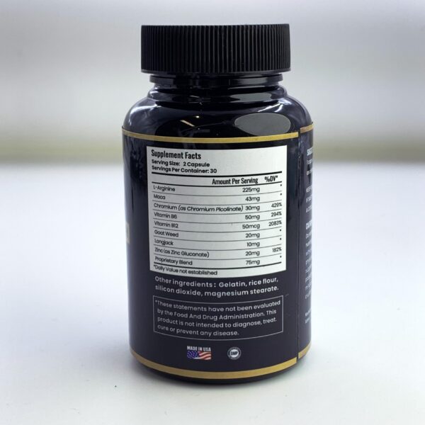 Etiqueta SNOWSON maca 7-en-1 detalle