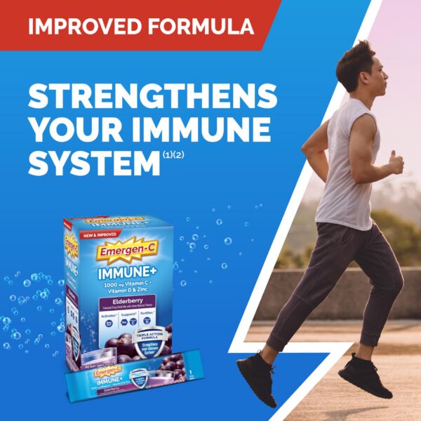 Version 1.0.0 Sobre individual de suplemento Emergen-C saúco vitamina C