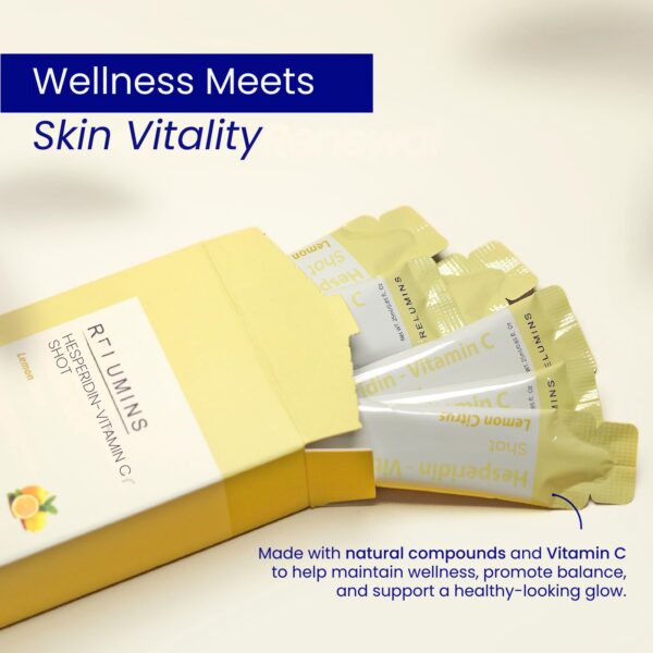 Sobres individuales de Relumins Vitamin C Shots