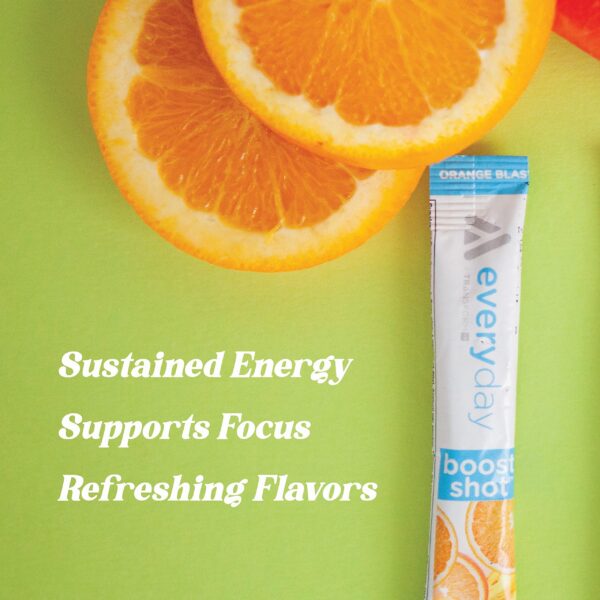 Sobre de suplemento boost shot sabor refrescante pina colada