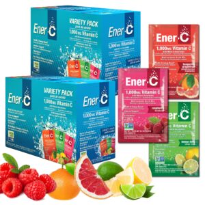 Sobres Ener-C mezcla multivitamínica vitamina C 1000mg 60 unidades