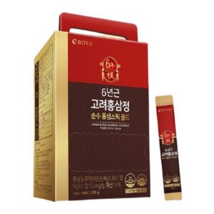 Sobres extracto oro ginseng rojo coreano BOTO 6 años