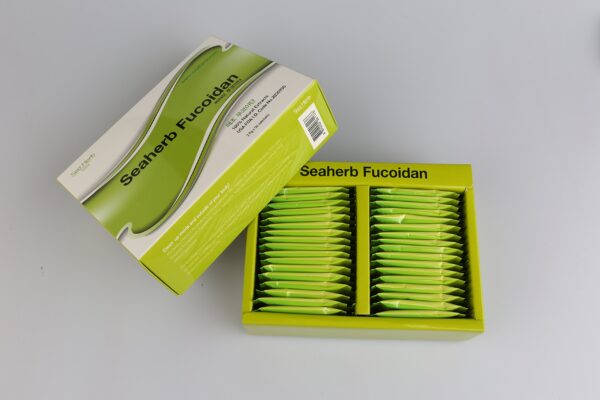 Sobres individuales de Fucoidan SeaHerb suplementos naturales