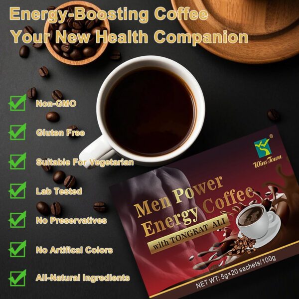 Sobres individuales de café energético herbal FARWIX