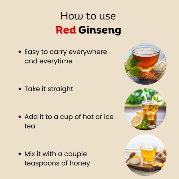 Sobres individuales de ginseng rojo TAEGEUK SAGYE