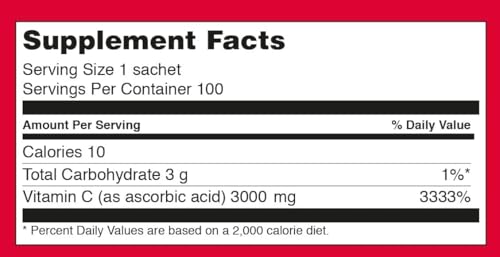 Sobres individuales polvos vitamina c 3000 mg sookwang