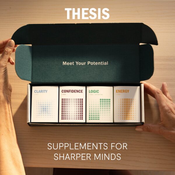 Sobres nootrópicos 24 unidades Thesis close up