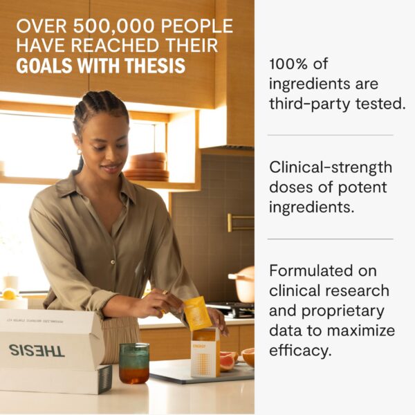 Sobres nootrópicos Thesis energía y enfoque
