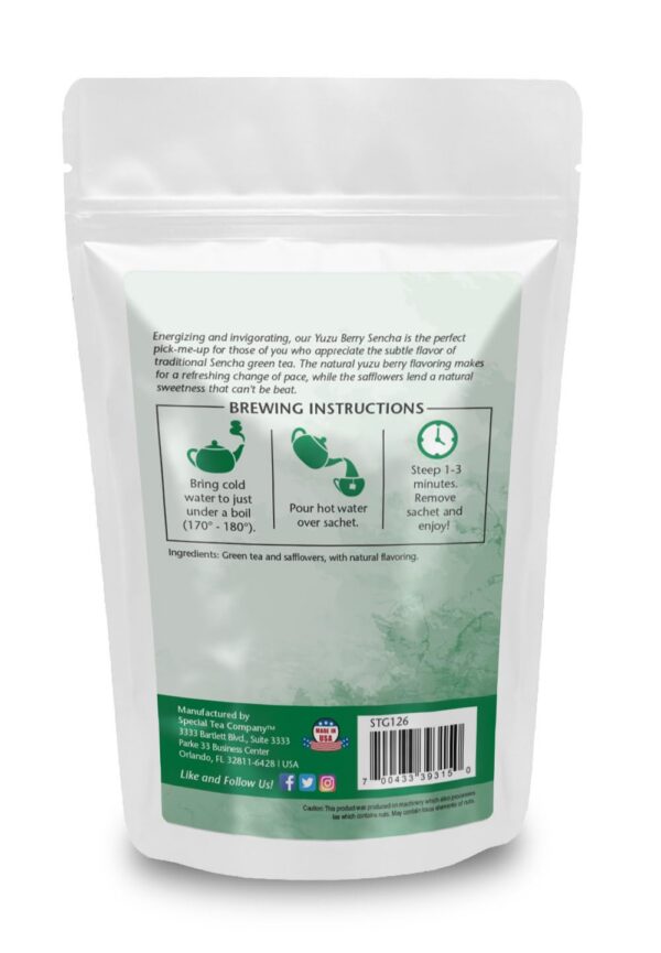 Sobres pirámide Té Verde Yuzu Berry Special Tea