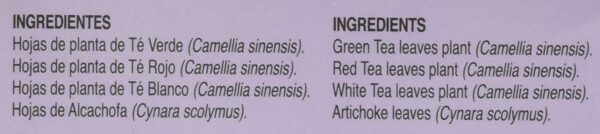 Sobres individuales de té Alcachofivida Artichoke