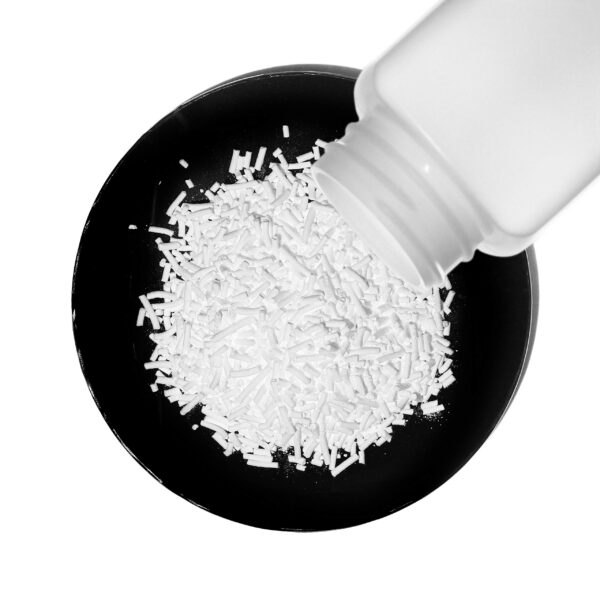 Frasco compacto para almacenamiento de benzoato