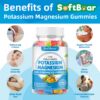 Etiqueta de información de Softbear potasio magnesio