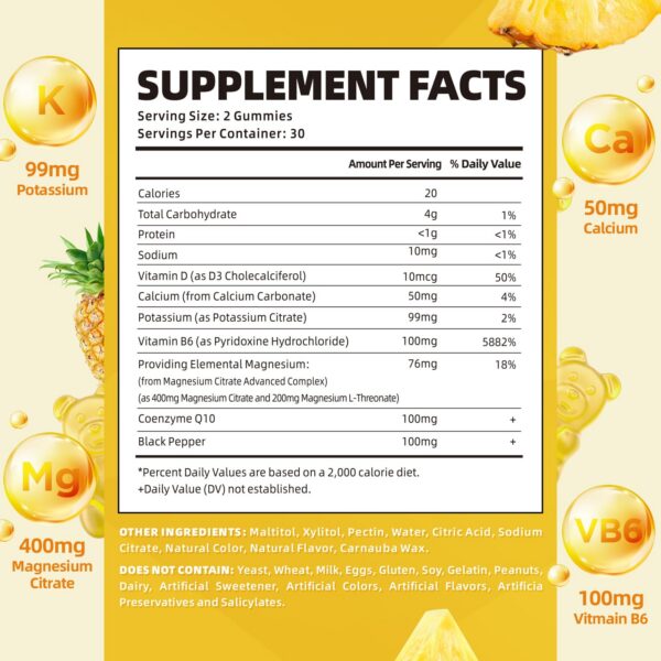 softbear gomitas piña ingredientes