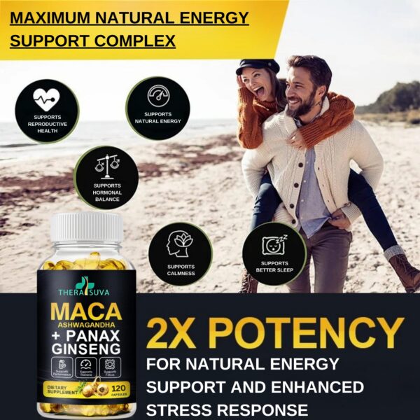 Softgeles para resistencia y soporte estrés TheraSuva