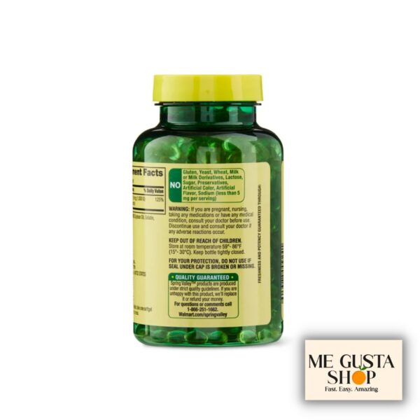 Softgeles de vitamina D3 Spring Valley